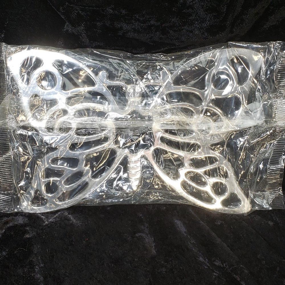 Leonard Silver Plate Butterfly Trivet - NWT